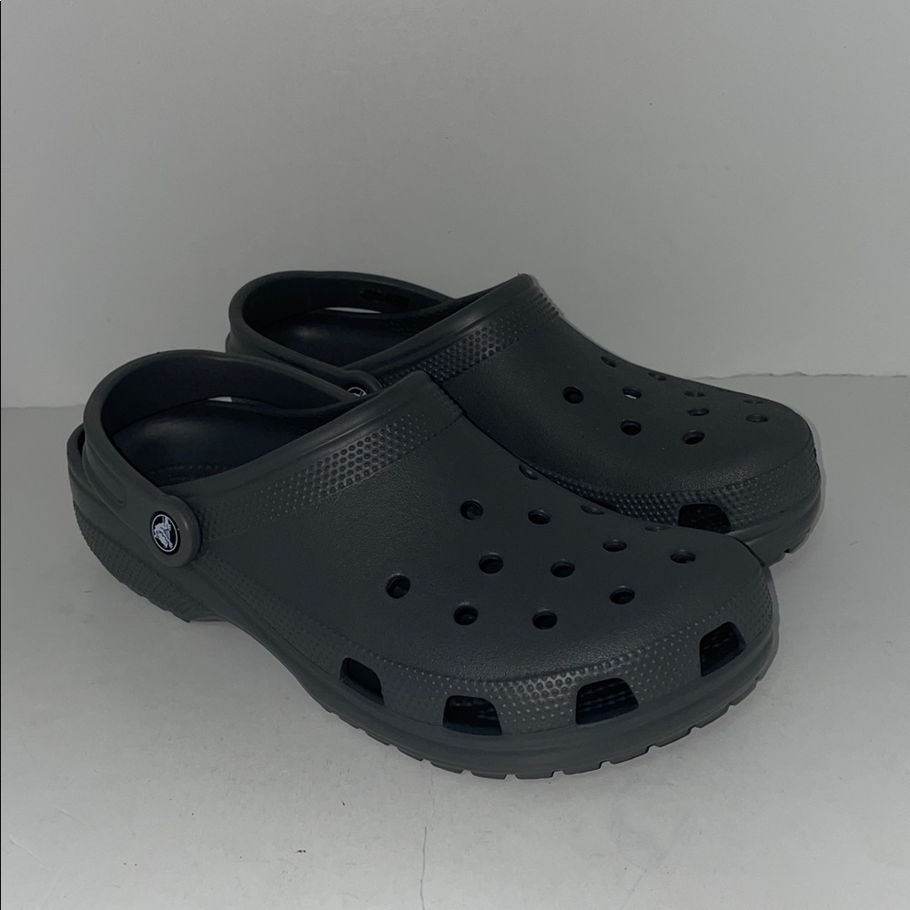 Gray Crocs Classic Clogs M10 W12